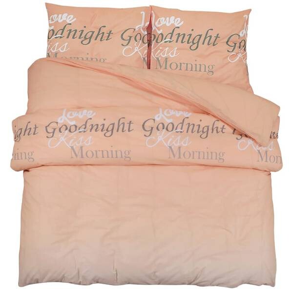 

Комплект постельного белья vidaXL Set 3016894-11 (3 шт), 220x1x240 см, розовый
