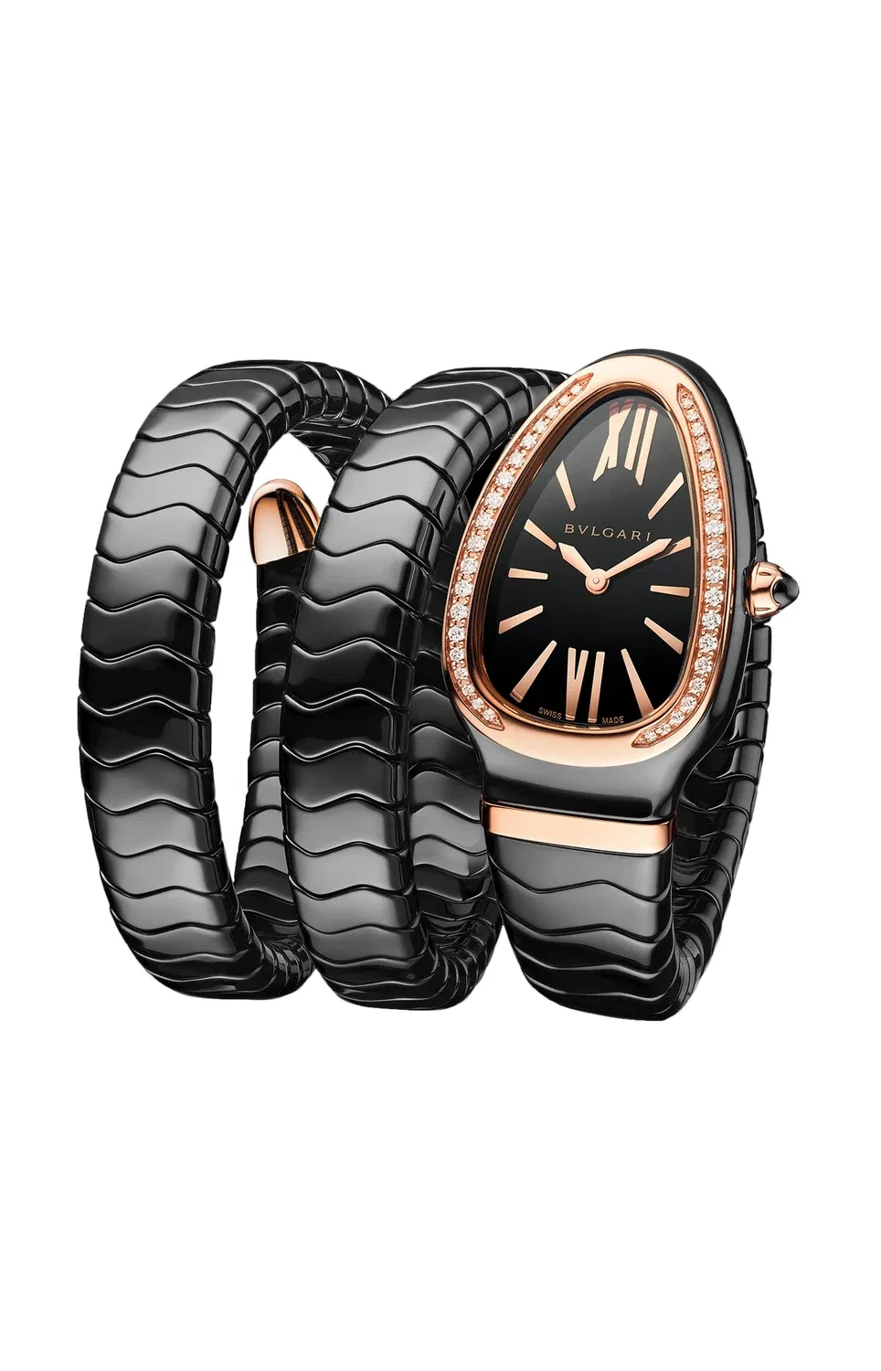 СЕРПЕНТИ СПИГА - SPC35BCGDBCG.2T BULGARI, черный