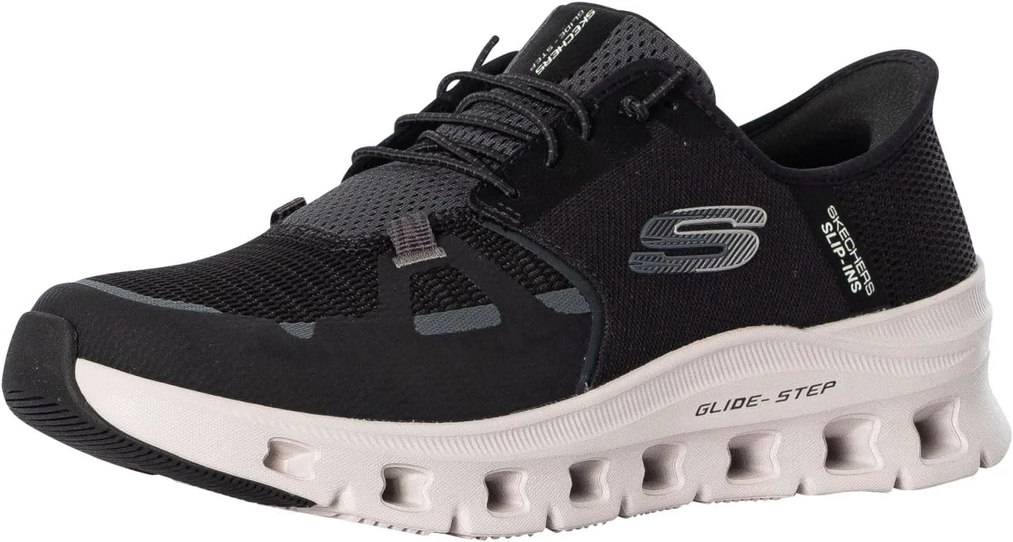 Мужские кроссовки Skechers Glide-Step с подошвой для свободного вставления, черный — фото 2