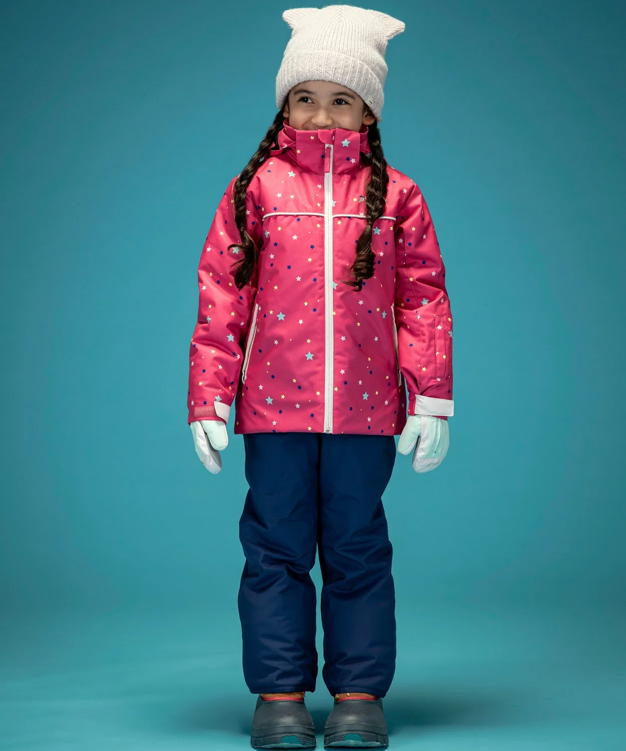Детский горнолыжный костюм Twinkle Junior от Phenix, куртка и брюки, розовый