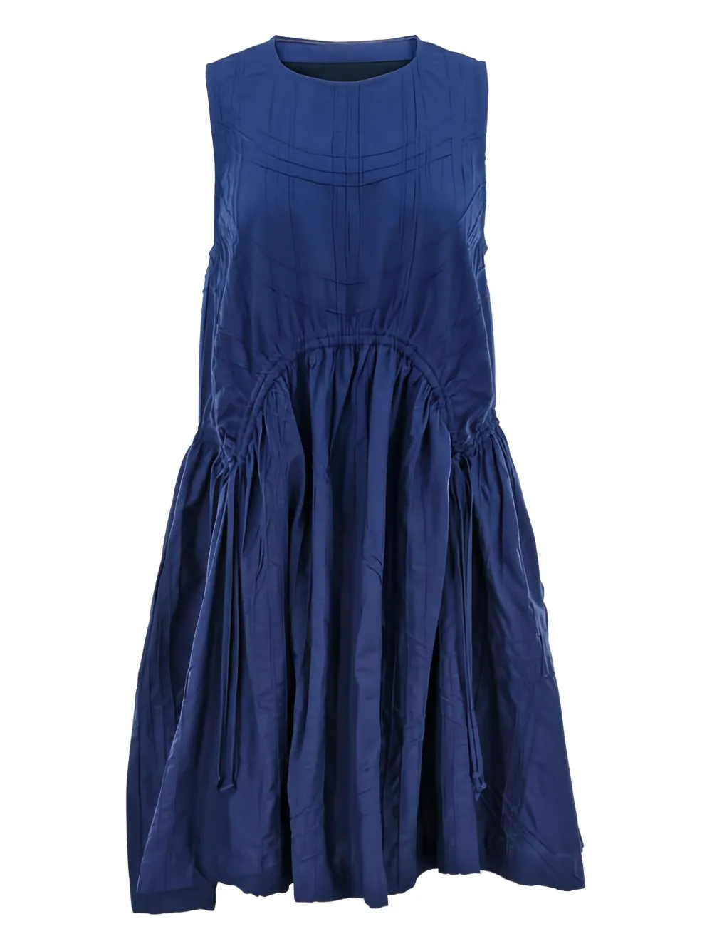 

Мини-платье без рукавов из поплина Camden Sea, синий