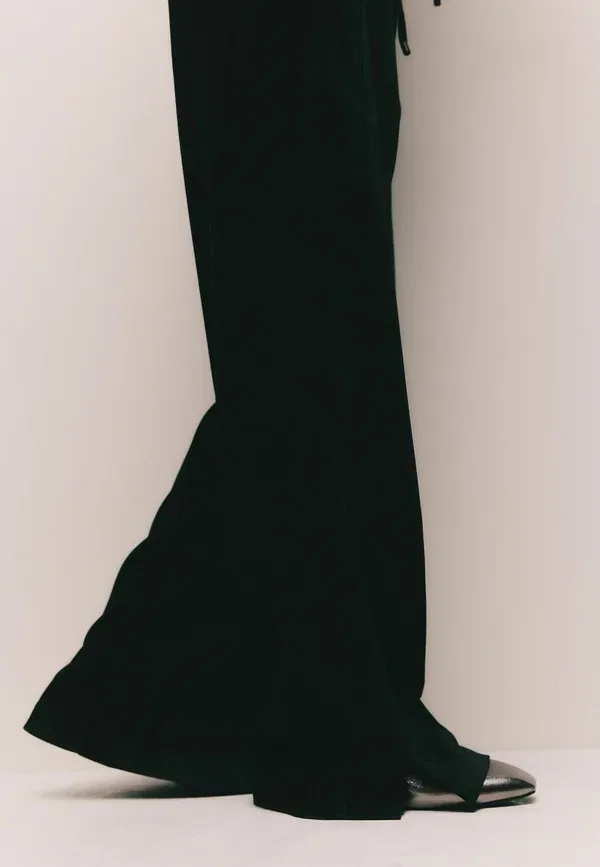 Брюки свободного кроя Next Tall fit, черный — фото 3