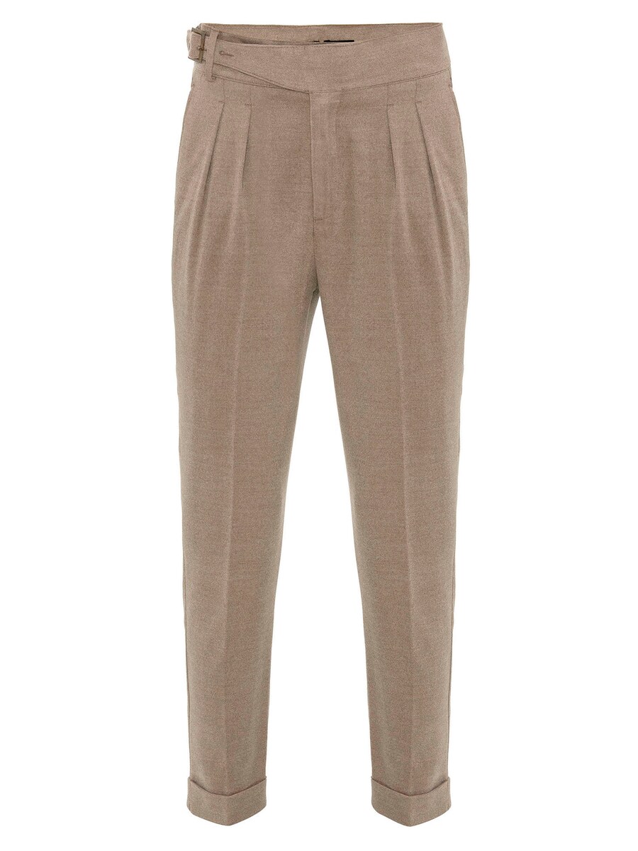 

Тканевые брюки Antioch Tapered Pleat-Front Pants Abelard, бежевый