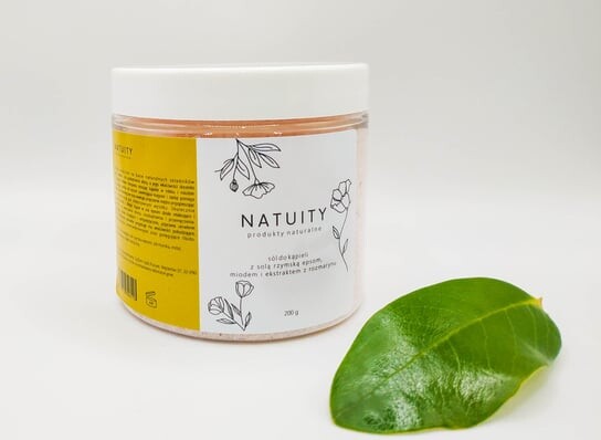 

Соль для ванн от усталости для спортсменов с розмарином и магнием Natuity