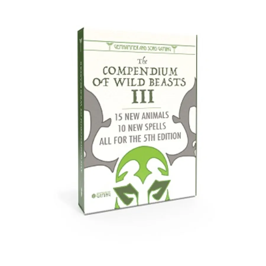 

Бокс-сет Compendium of Wild Beasts III, Role Playing Games Accessories (Gemhammer And Sons Gaming)