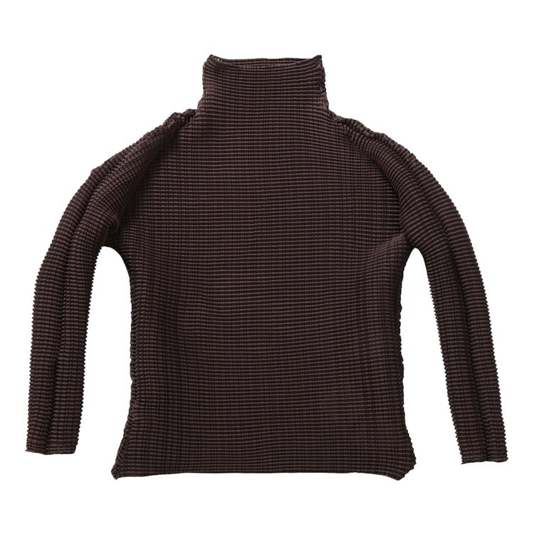 

Рубашка Issey Miyake Wooly Pleats 56 Shirt 'Nasu Brown', коричневый