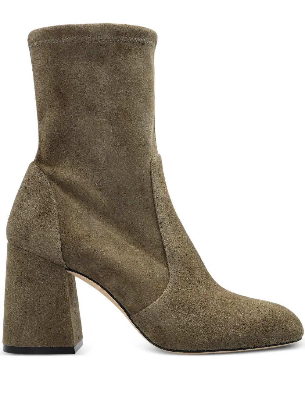 Ботильоны Flareblock 85 Stuart Weitzman, коричневый