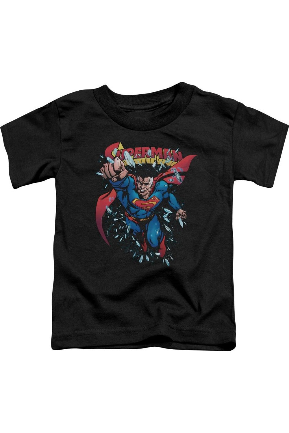 

Футболка с коротким рукавом для малышей "Старик Кал" Superman Gildan, черный