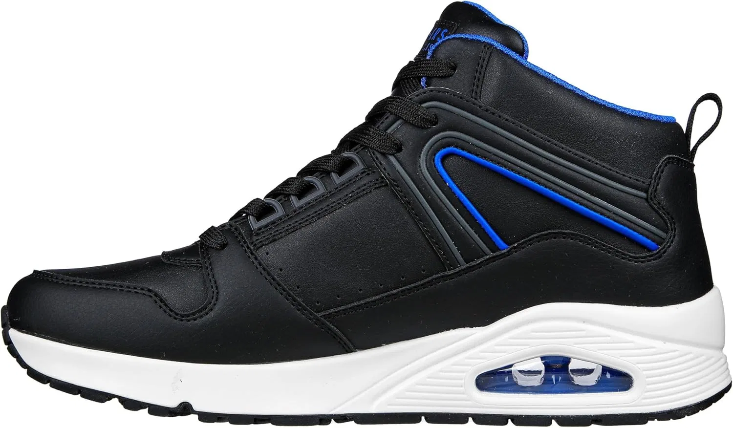 Мужские кроссовки Skechers UNO Keep Close, Black White — фото 4