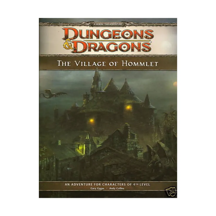 

Модуль Village of Hommlet (4e Edition), Dungeons & Dragons (4th Edition) - D&D Encounters, Worldwide Gameday, & Other Promotional Items