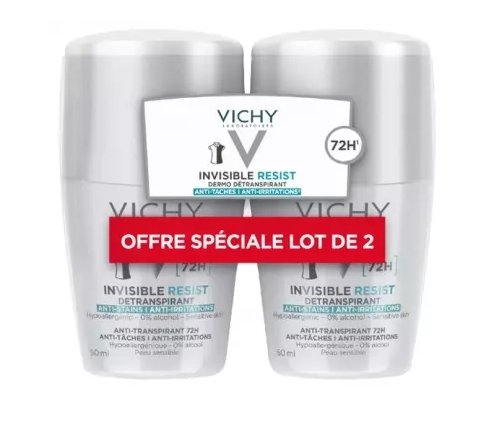 

Vichy Интенсивный антиперспирант 72 часа, 2x50 мл