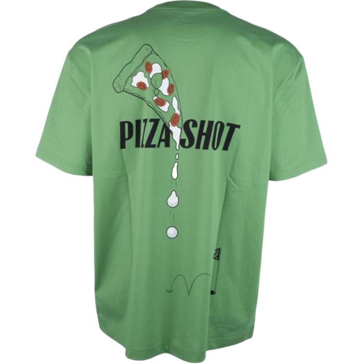 Футболка Ea7 Graffiti print Cotton EMPORIO ARMANI, зеленый — фото 3