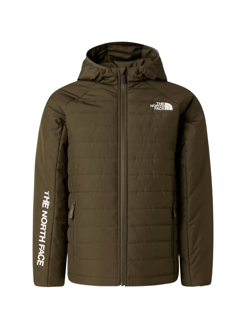 Пуховик Never Stop The North Face Kids, зеленый