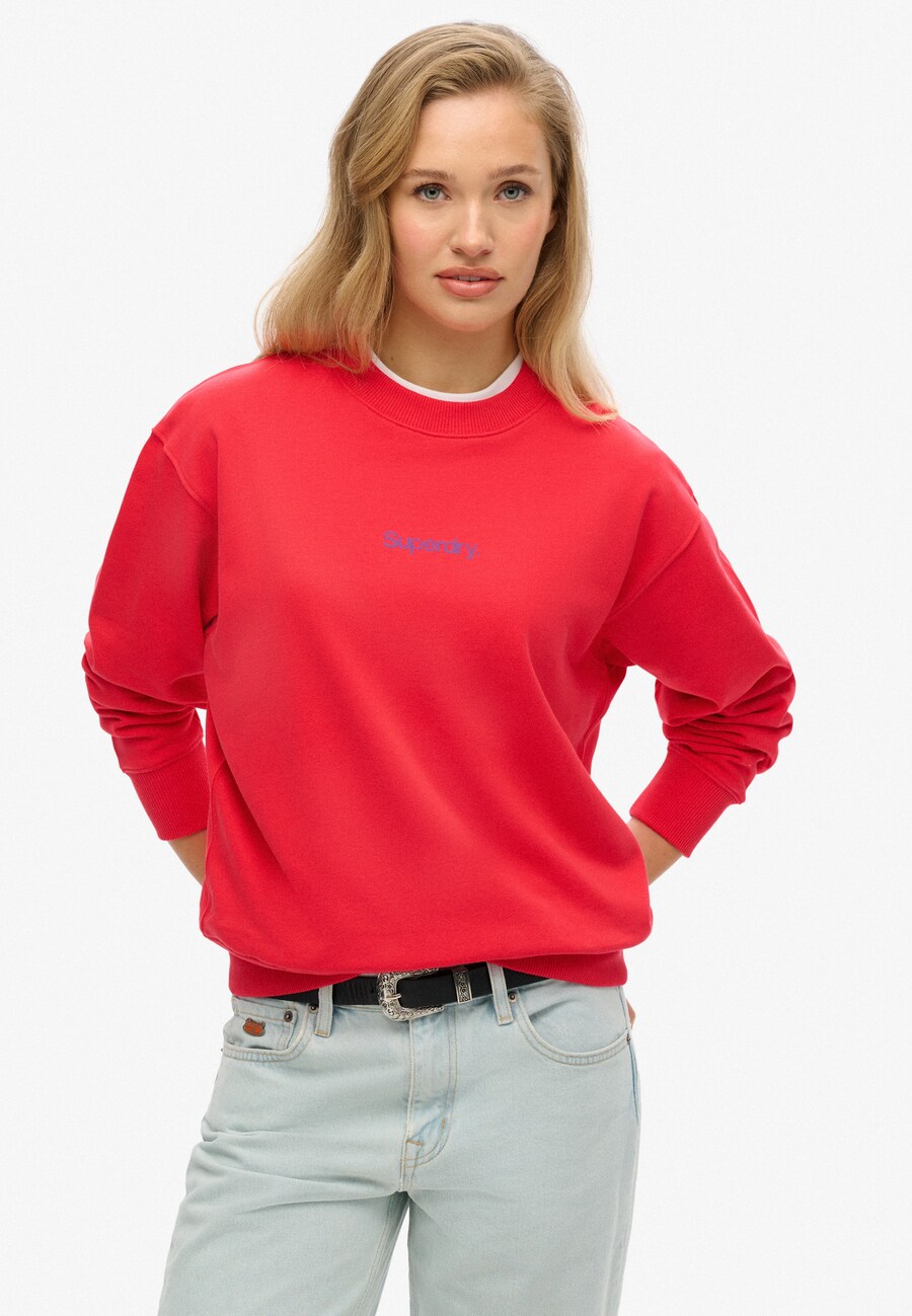 

Свитер Superdry Sweatshirt, цвет raspberry
