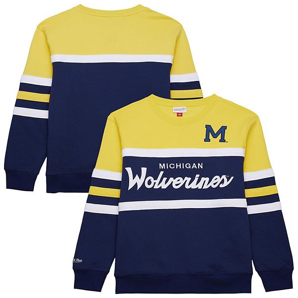 

Мужской свитшот с винтажным логотипом michigan wolverines Mitchell & Ness