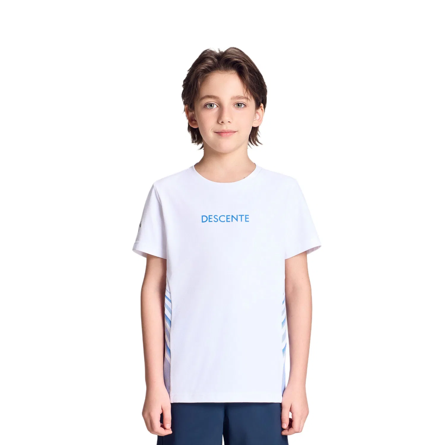 Футболка детская хлопковая DESCENTE белая