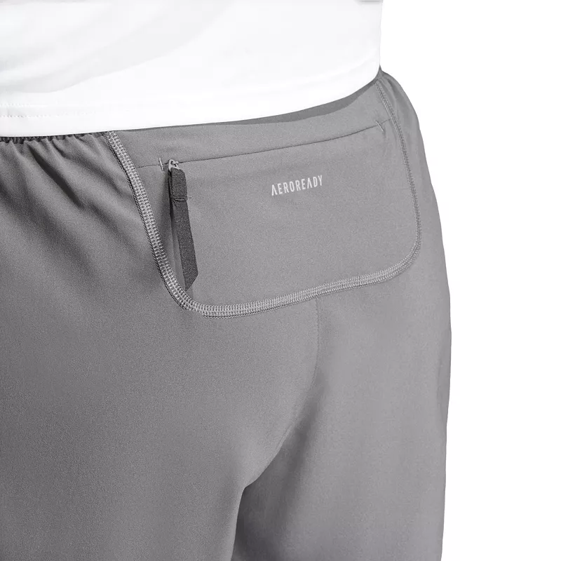 Мужские шорты Adidas Own The Run 5 дюймов, цвет Grey Six — фото 4