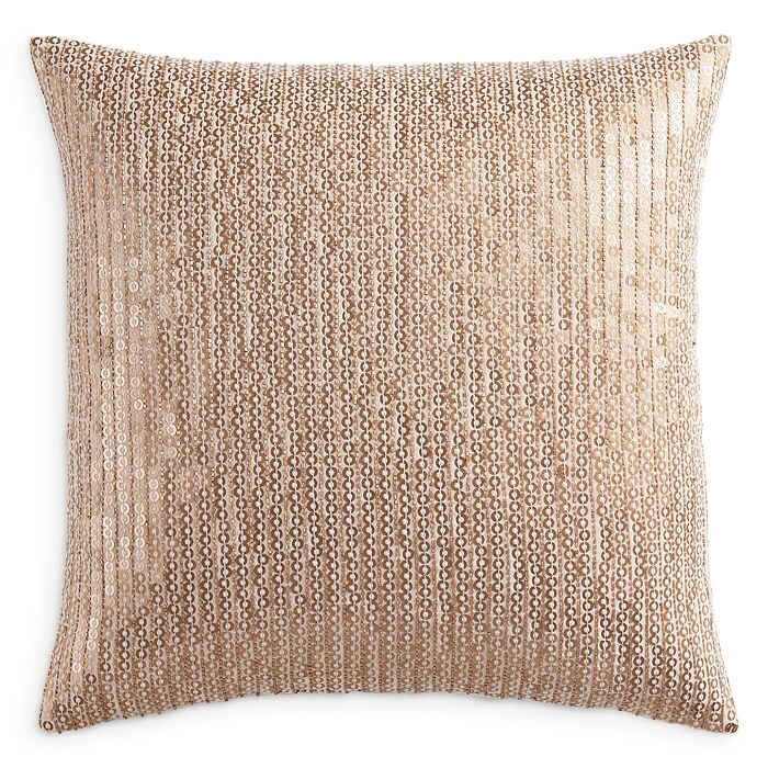 

Донна Каран Декоративная подушка с медными пайетками, 20 x 20 дюймов Donna Karan, золотой