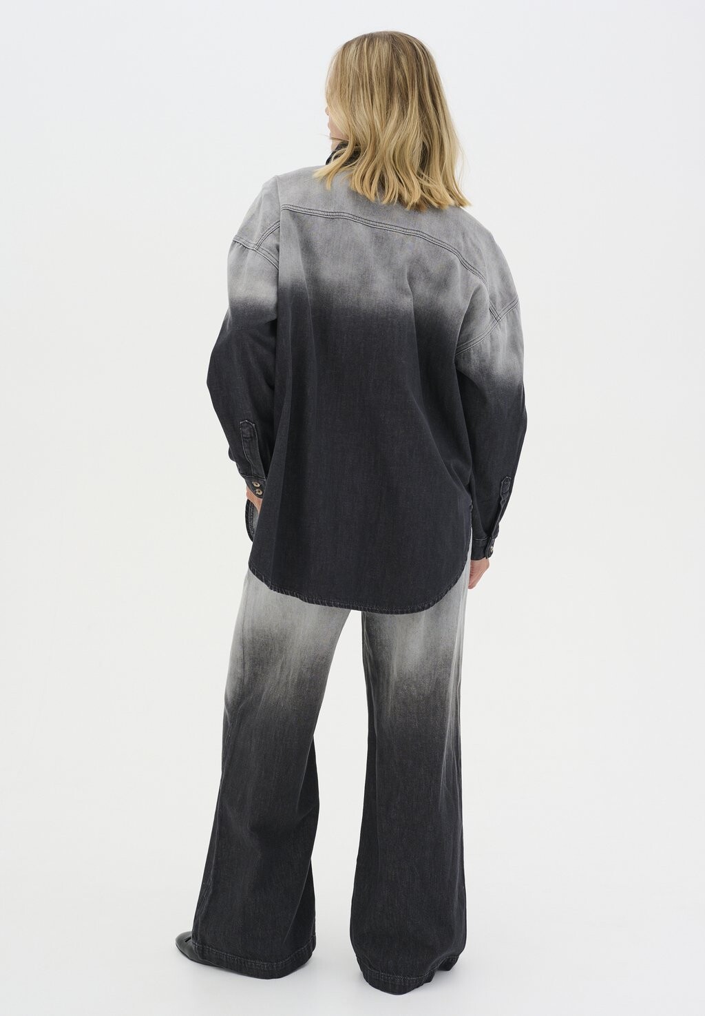 

Блузка на пуговицах MALOMW My Essential Wardrobe, серый