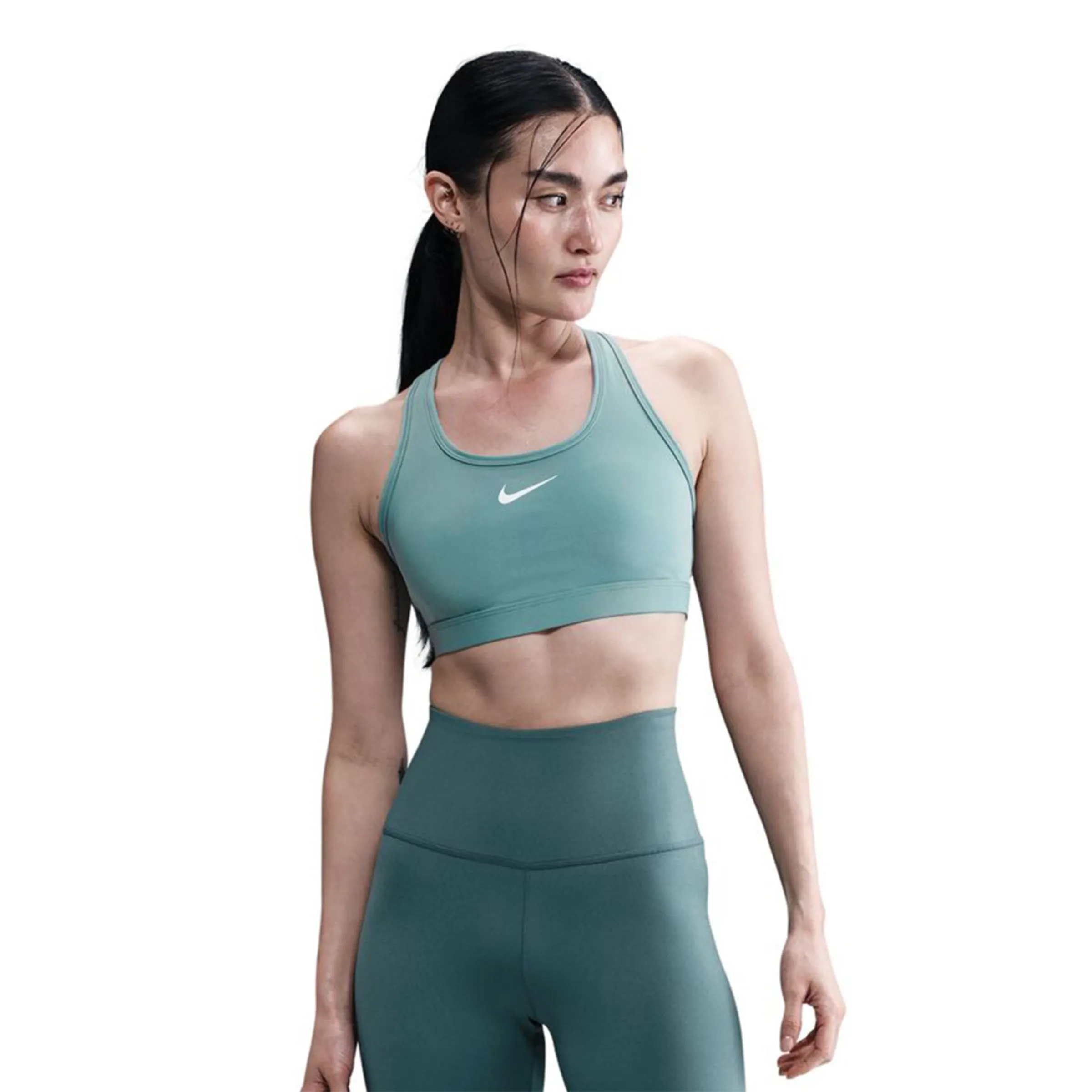 

Топ женский Swoosh Medium Support Nike, синий