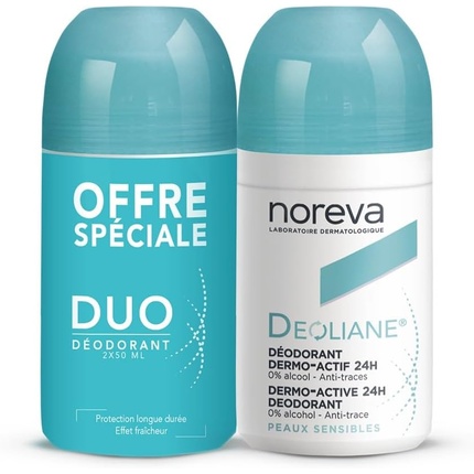 

Noreva Deoliane Dermo-Active 24h Дезодорант Освежающий Без Спирта 50 мл - Упаковка из 2 шт Bizzico