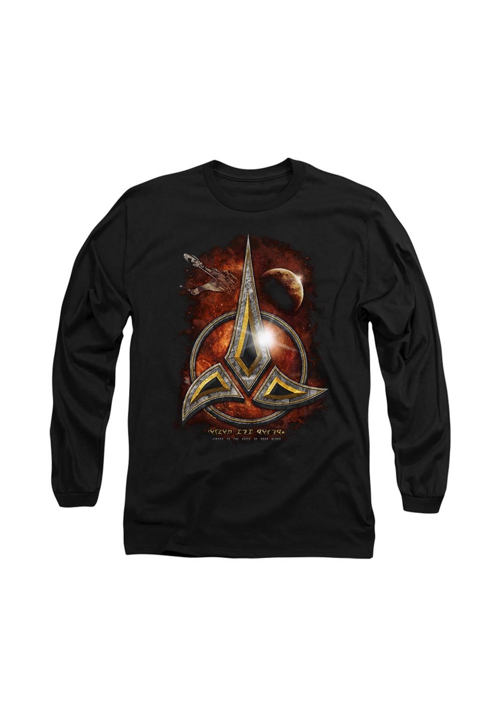 

Топ с длинными рукавами STAR TREK KLINGON CREST Cotton Soul, черный