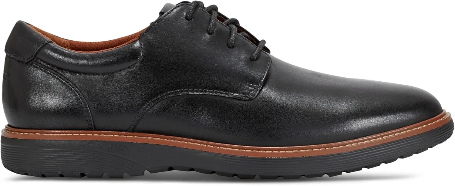 Мужские оксфорды Rockport Cacey, Black Leather — фото 3