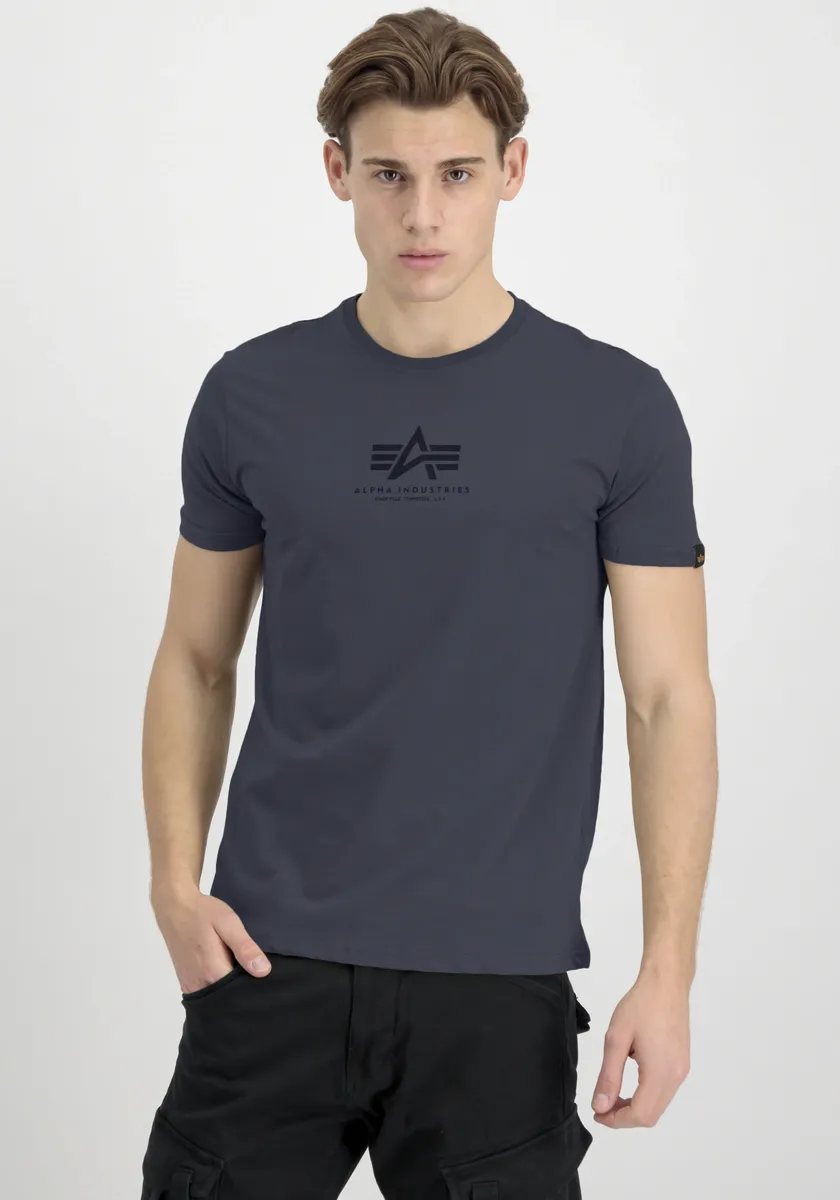 

Рубашка с круглым вырезом Alpha Industries "Basic T ML", черный