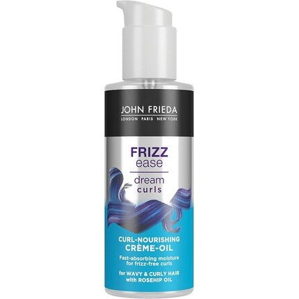 

Frizz Ease Dream Curls Curl Питательное кремовое масло 100 мл Крем для укладки для вьющихся и волнистых волос, John Frieda