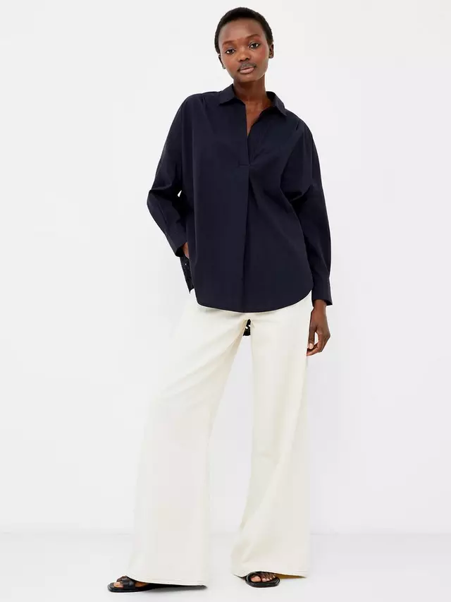 

Рубашка French Connection Appelona Broderie Anglaise Back, цвет blackout
