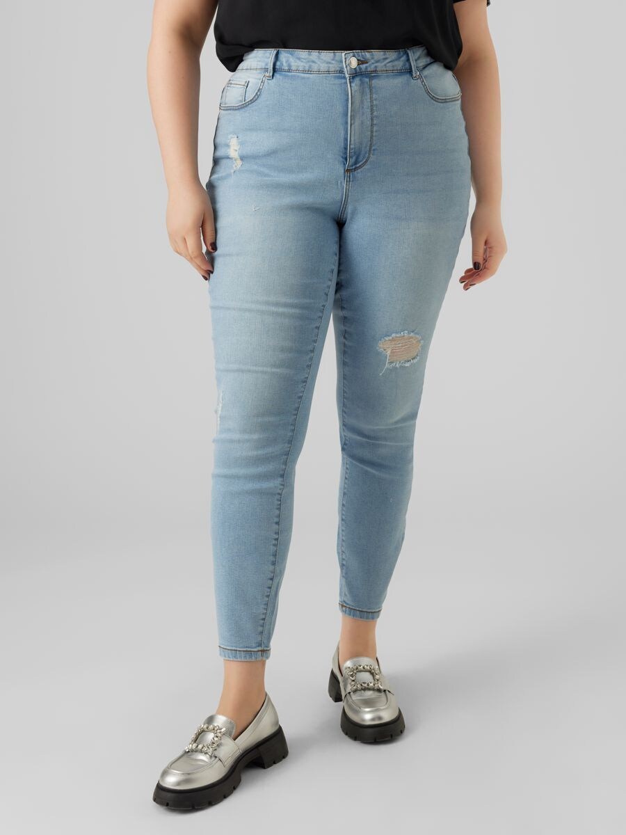 

Узкие джинсы Vero Moda Curve, синий деним