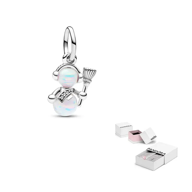 

Pandora Серебряный кулон 925 пробы с синтетическим опалом и фианитом для женщин