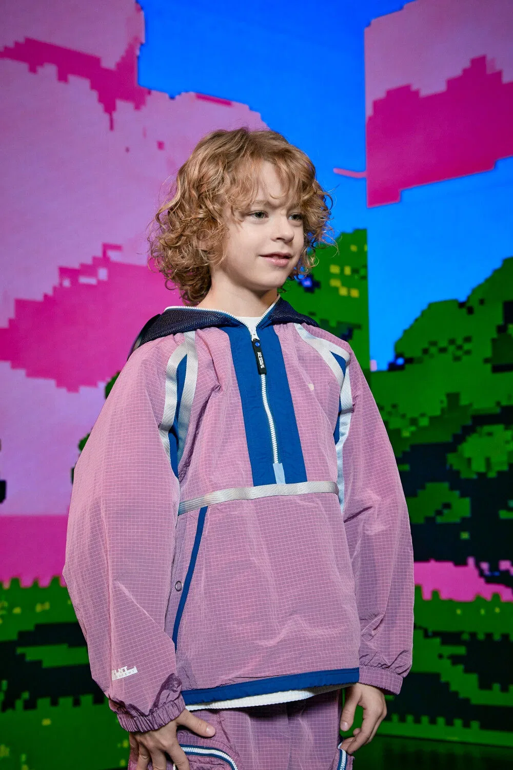 Детская анорак-куртка Children Of Planet Phoenix Explorer Goggle, ягодный — фото 3