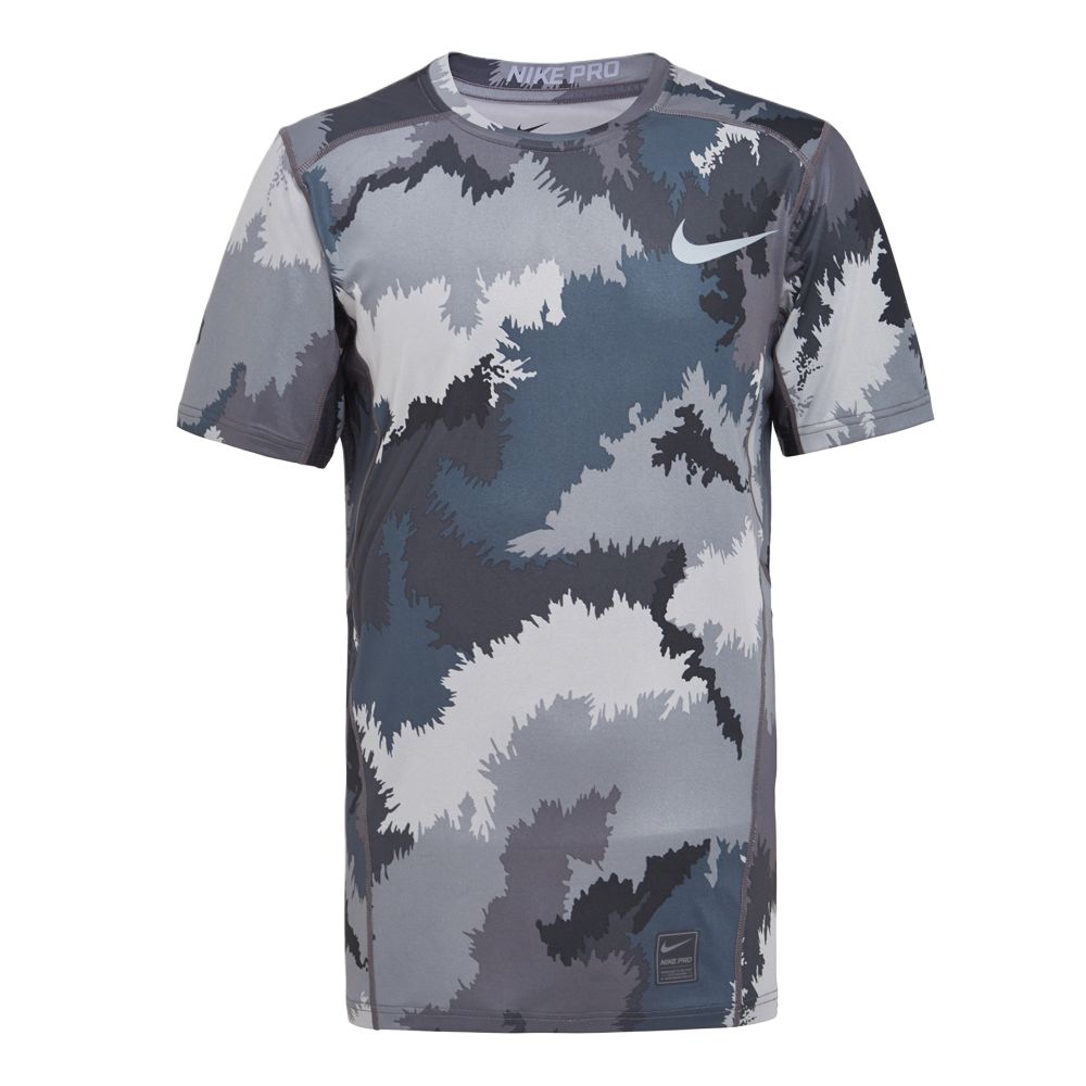 

Футболка Pro NP HPRCL TOP SS FTTD AOP мужская Nike, серый