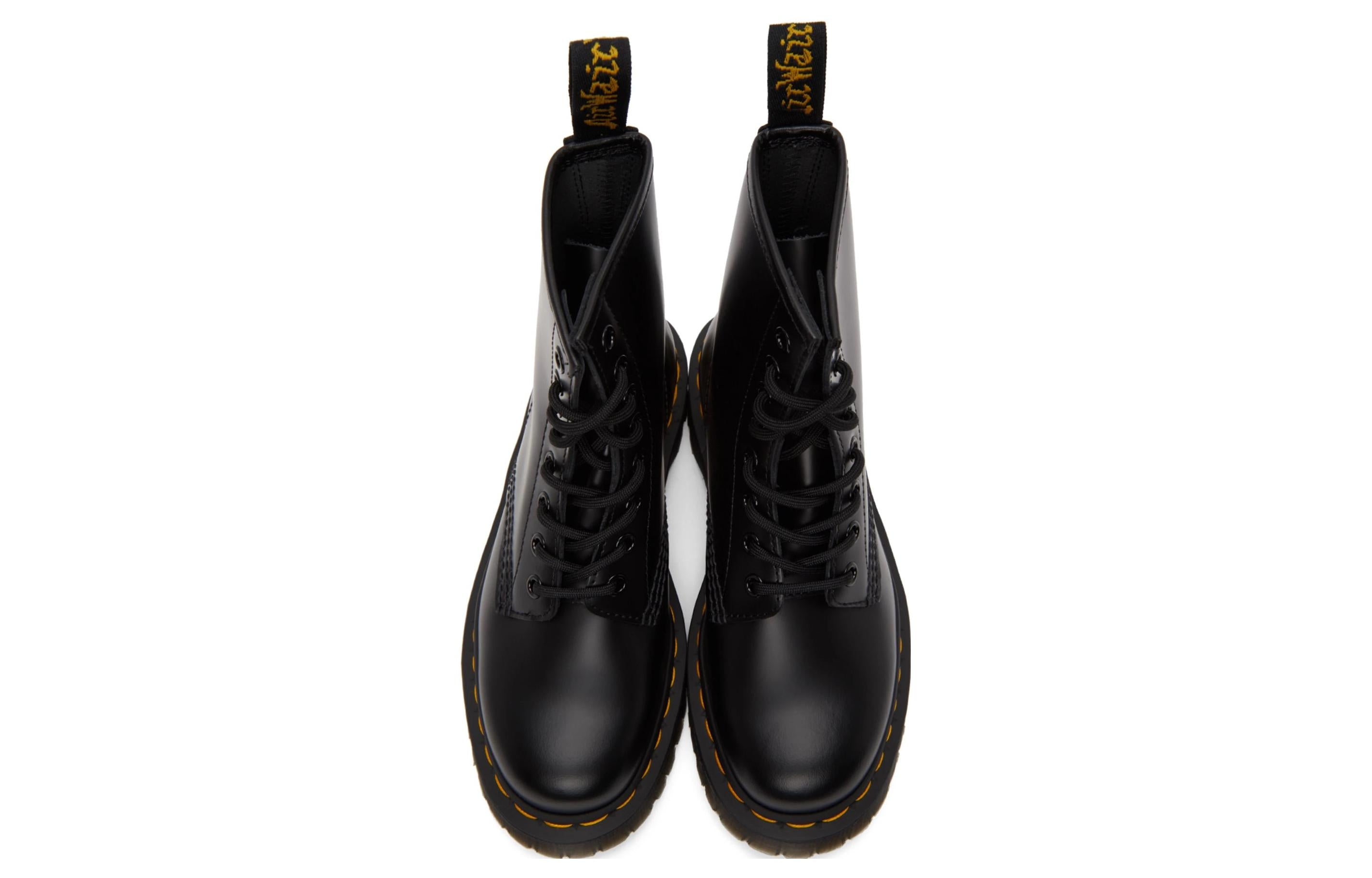 Ботинки Dr. Martens 1460 Bex Smooth Leather на платформе, черный — фото 4