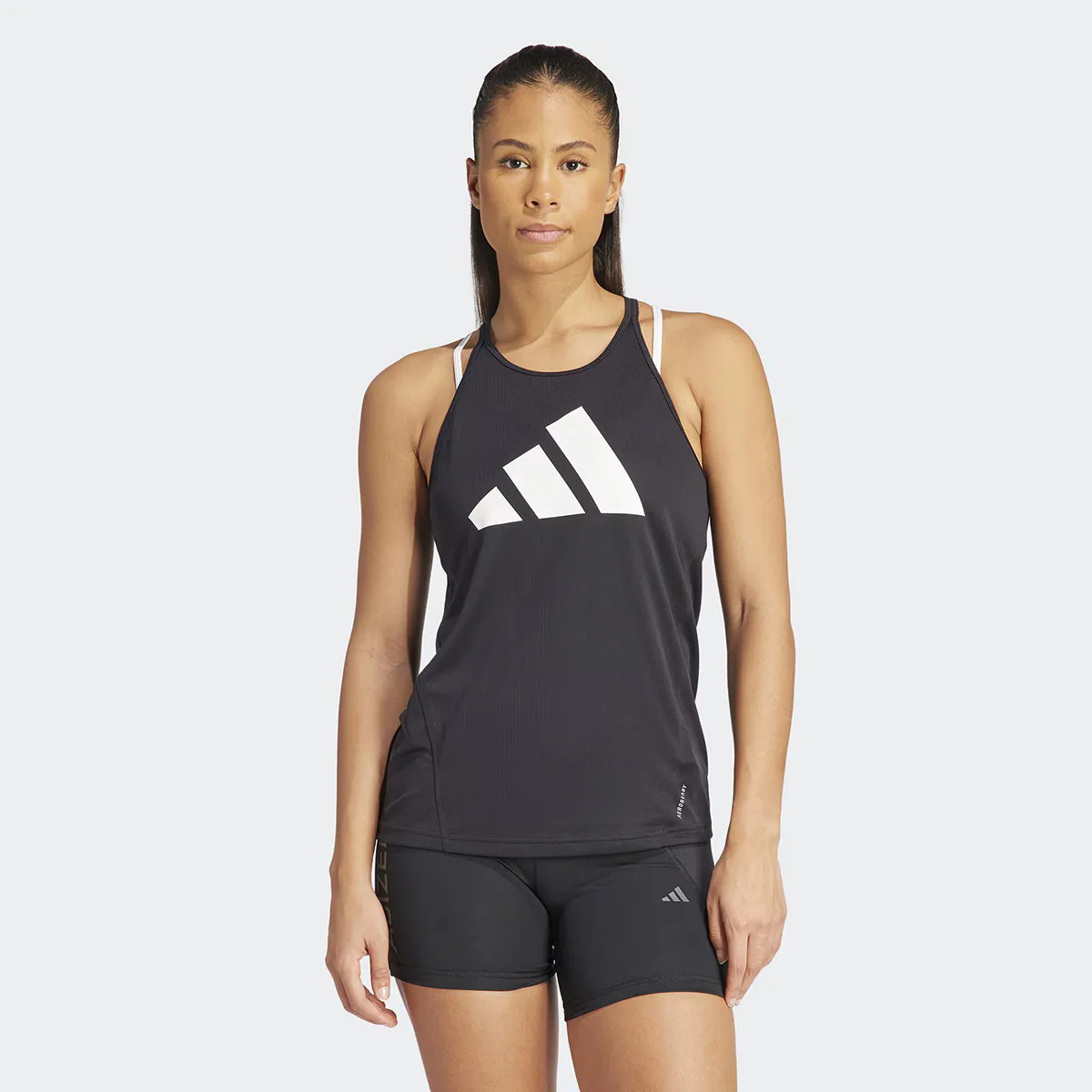 

Женская футболка Run It Tank Adidas, чёрный