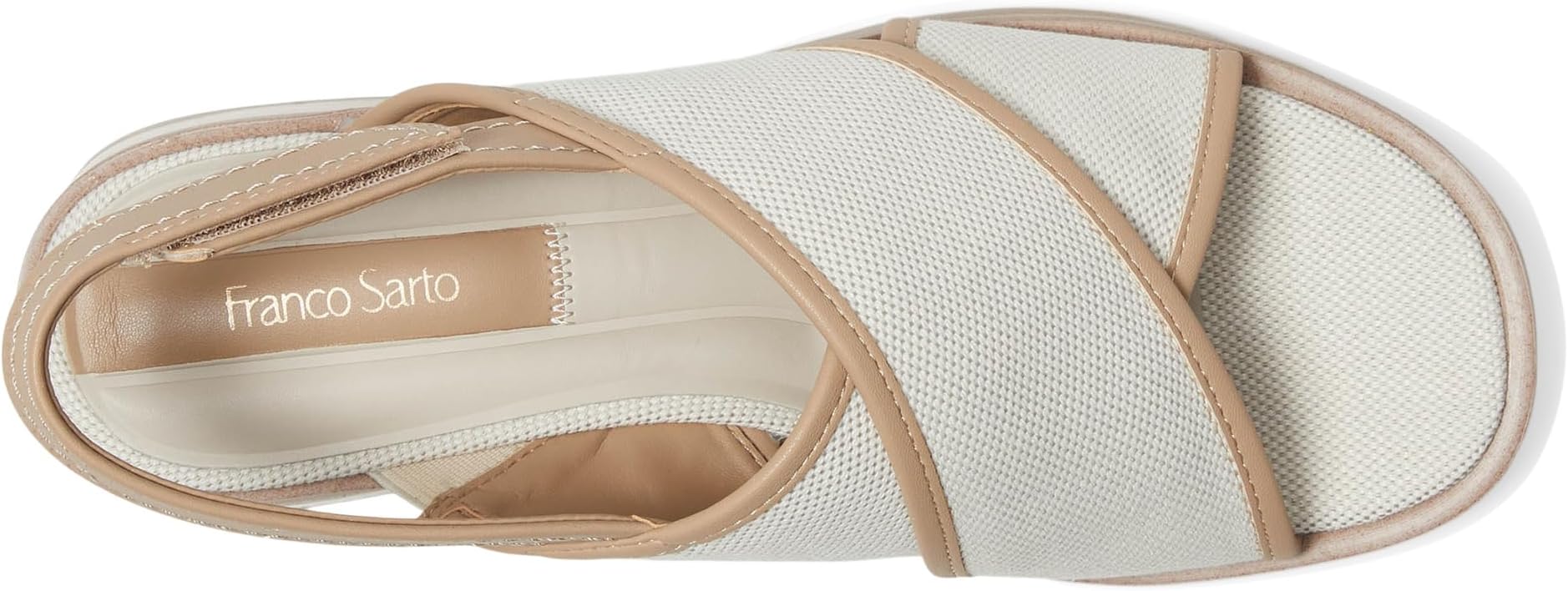 Сандалии Franco Sarto L-silvie2 Slingback Sandals, цвет Natural White — фото 2