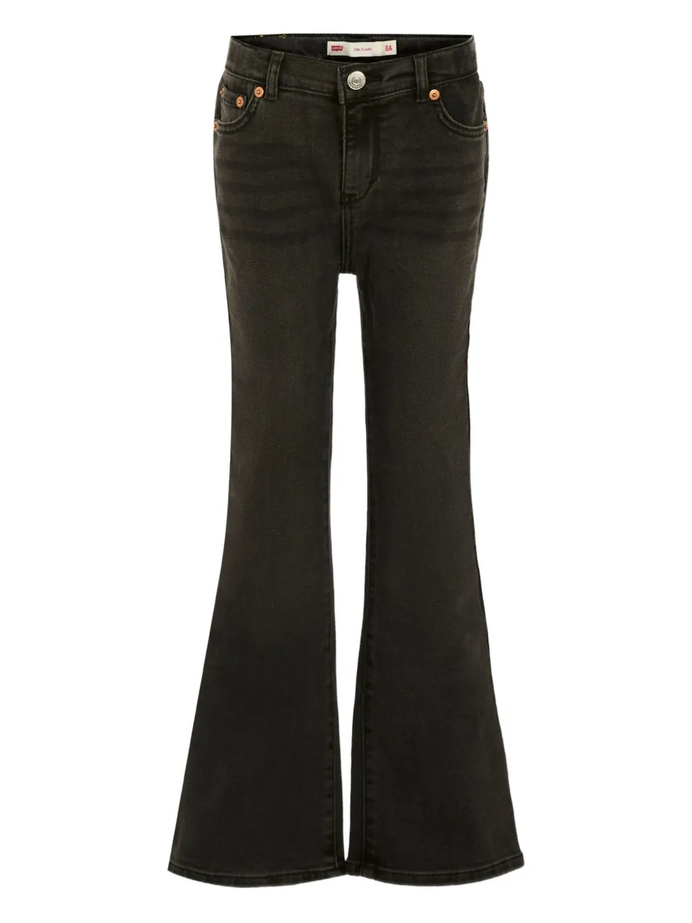 

Расклешённые джинсы с нашивкой-логотипом Levi'S Kids, черный