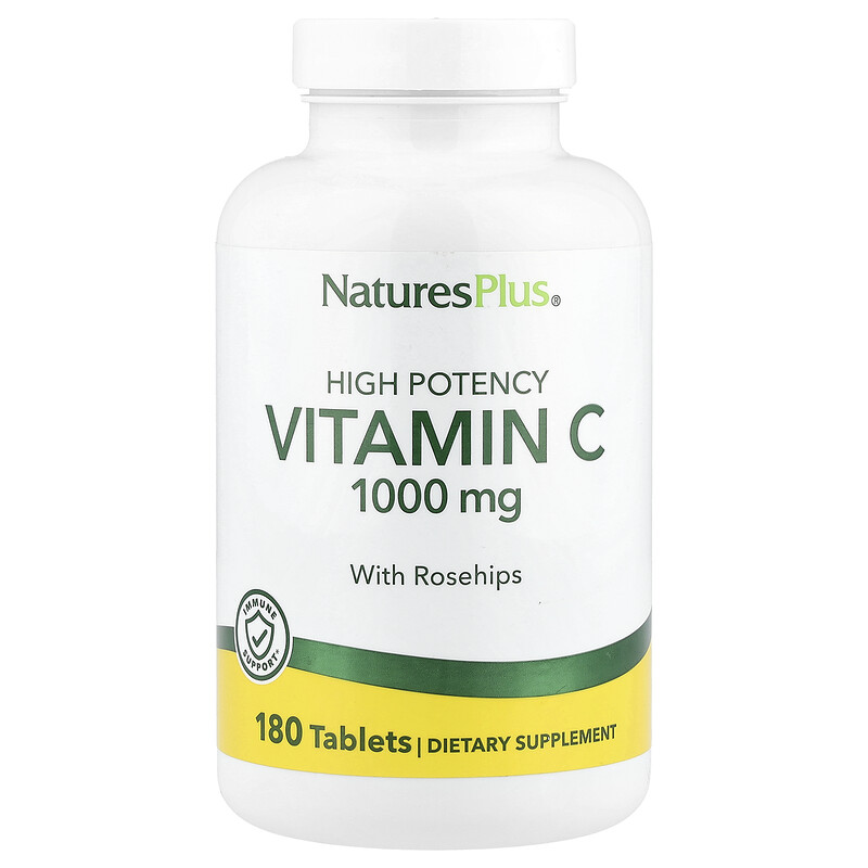 

NaturesPlus, Витамин С 180 таблеток