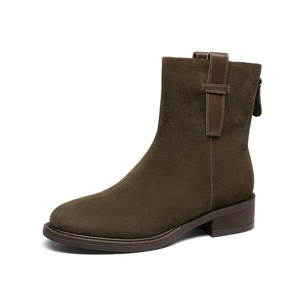 GOLDLION Женские ботинки на шнуровке тёмный хаки, цвет Dark Khaki — фото 2