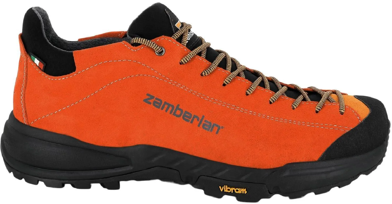 

Бесплатные замшевые походные туфли мужские Zamberlan, Orange/Orange