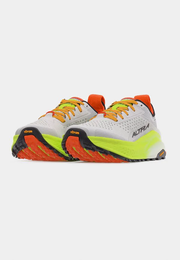 Кроссовки для бега по пересеченной местности olympus 6 Altra, Gray/Lime — фото 3