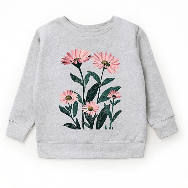 

Свитшот с акварельными ромашками The Juniper Shop, Heather Grey