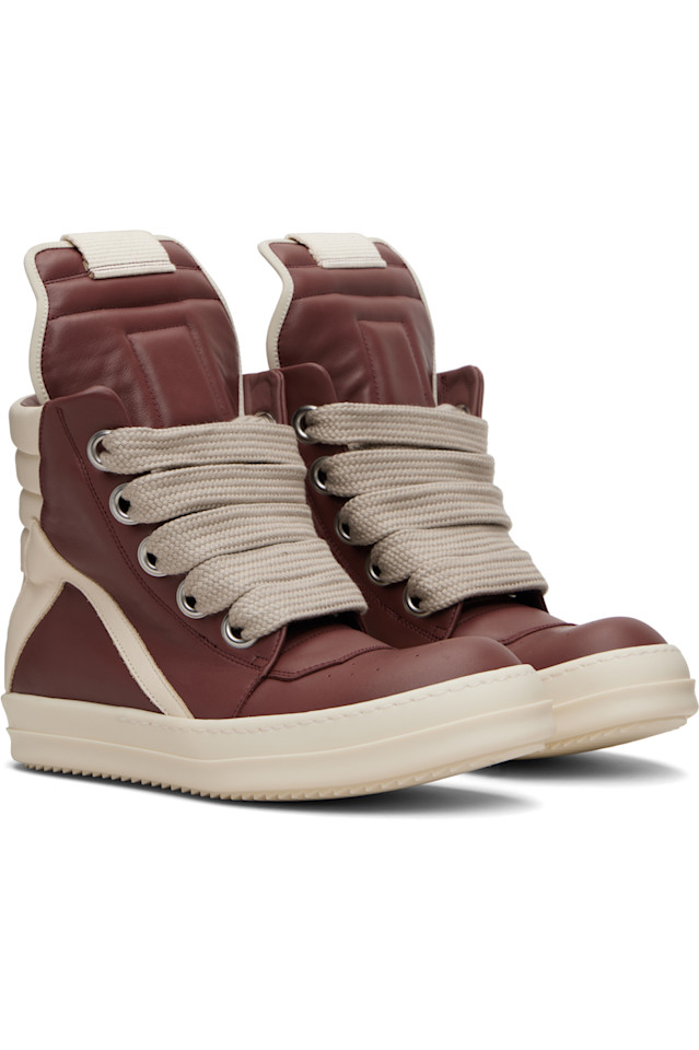 Rick Owens Розовые кроссовки Concordians Jumbolace Geobasket — фото 4