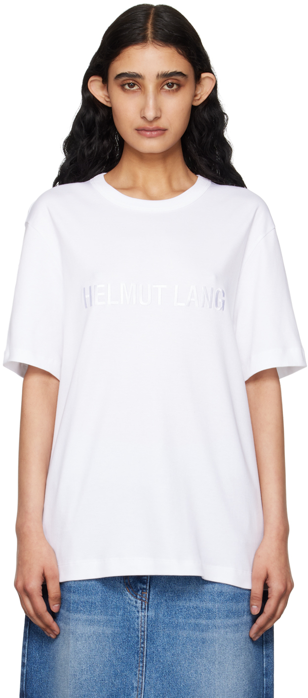 

Футболка с вышивкой Helmut Helmut Lang