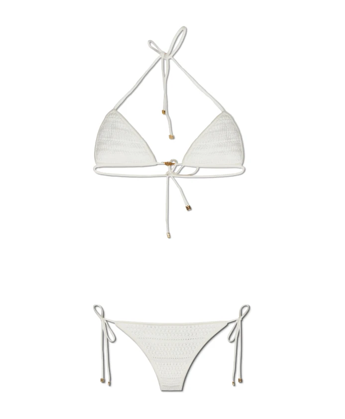 

Двусторонний купальник Amiri, белый