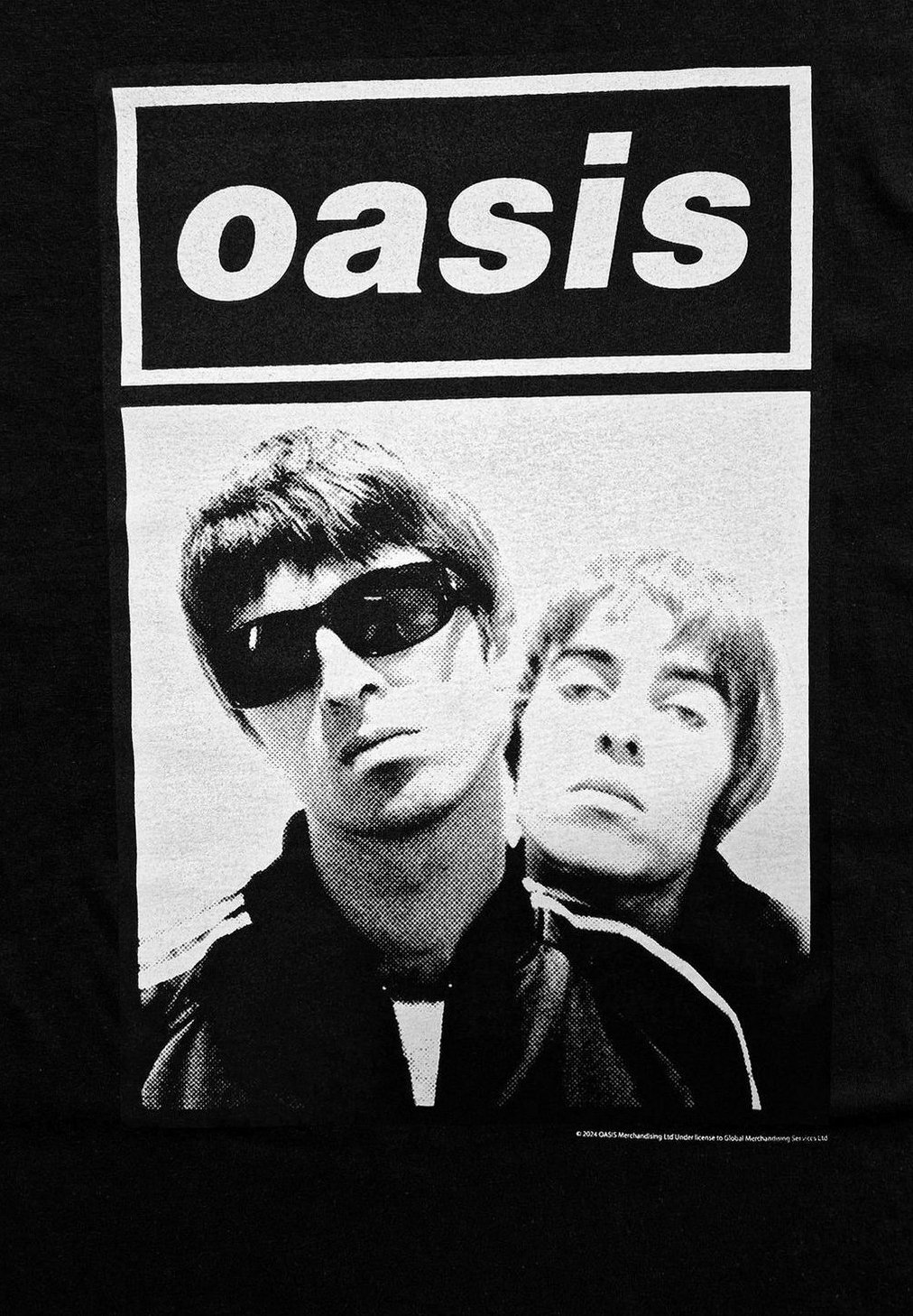 

Футболка с принтом OASIS- NOEL LIAM BOXED PHOTO rockshirts, черный