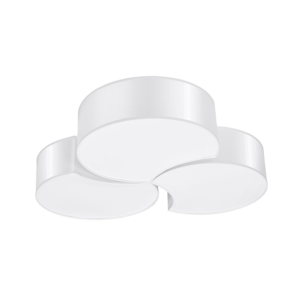 

Потолочный светильник CIRCLE 3B белый 6xE27 60Вт ПВХ 11,5x64,5x64,5см Sollux Lighting