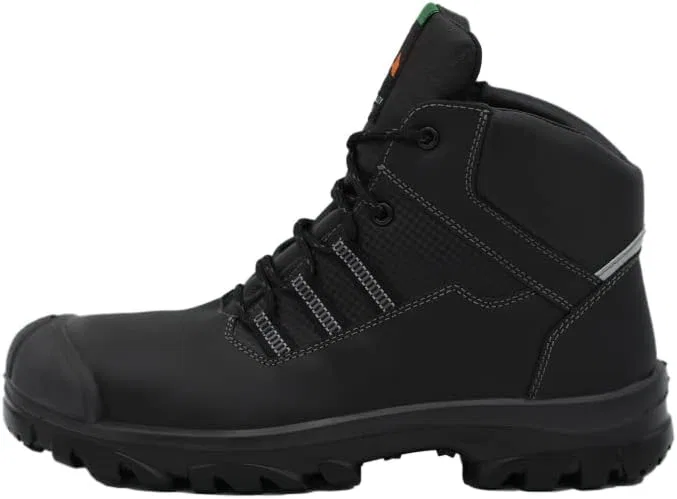 Рабочие ботинки EMMA Ryan XD S3 High Work Shoe без металлических деталей, Black — фото 4