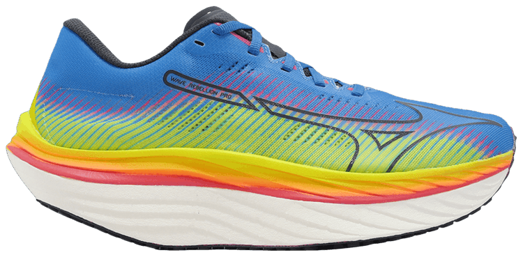 

Кроссовки Mizuno Wave Rebellion Pro 'Yellow Blue Gradient', синий